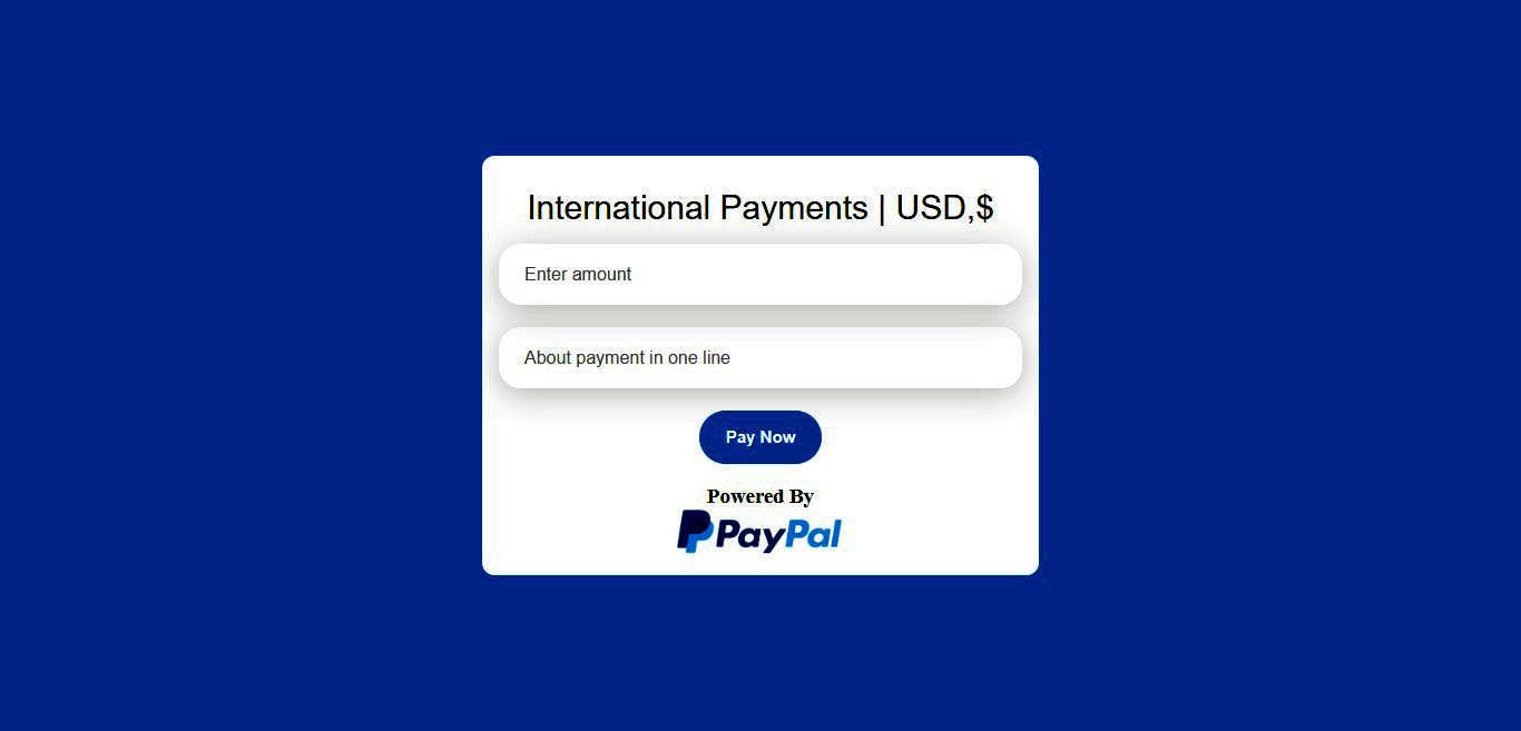 Paypal Payment Gateway payment form in PHP 