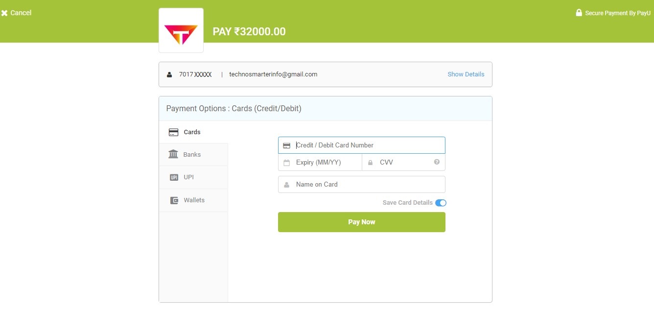 Live Payumoney payment gateway in PHP 