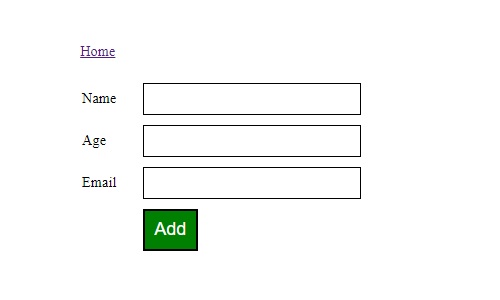 CRUD application insert operation using PHP and MYSQL